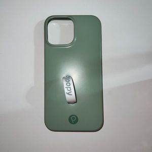 iPhone 13 Pro Max Sage Green Loopy Case💚